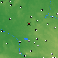 Nearby Forecast Locations - Kluczbork - Map