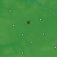 Nearby Forecast Locations - Międzyrzec Podlaski - Map