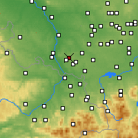 Nearby Forecast Locations - Pszów - Map