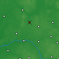 Nearby Forecast Locations - Zambrów - Map