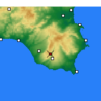 Nearby Forecast Locations - Ragusa - Map