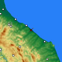 Nearby Forecast Locations - Fano - Map