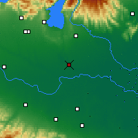 Nearby Forecast Locations - Mantua - Map