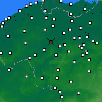 Nearby Forecast Locations - Deinze - Map