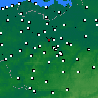 Nearby Forecast Locations - Wetteren - Map