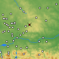 Nearby Forecast Locations - Olkusz - Map
