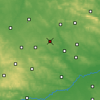 Nearby Forecast Locations - Jędrzejów - Map