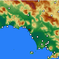 Nearby Forecast Locations - Cellole - Map