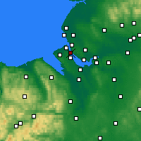 Nearby Forecast Locations - Birkenhead - Map