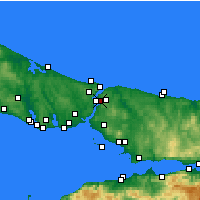 Nearby Forecast Locations - Beykoz - Map