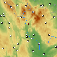 Nearby Forecast Locations - Šumperk - Map
