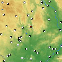 Nearby Forecast Locations - Blansko - Map