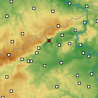 Nearby Forecast Locations - Litvínov - Map