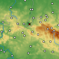 Nearby Forecast Locations - Bogatynia - Map