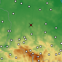 Nearby Forecast Locations - Bolesławiec - Map