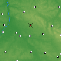 Nearby Forecast Locations - Janów Lubelski - Map