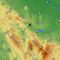 Nearby Forecast Locations - Ząbkowice Śląskie - Map