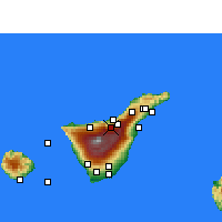Nearby Forecast Locations - Realejo Alto - Map