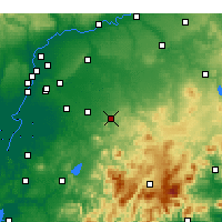 Nearby Forecast Locations - Morón de la Frontera - Map