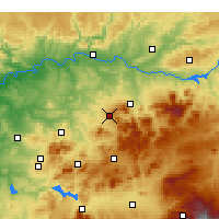 Nearby Forecast Locations - Martos - Map