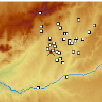 Nearby Forecast Locations - Móstoles - Map