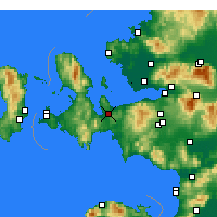 Nearby Forecast Locations - Urla - Map