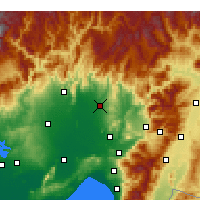 Nearby Forecast Locations - Kadirli - Map
