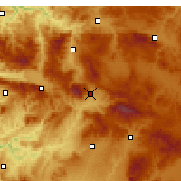 Nearby Forecast Locations - Gediz - Map