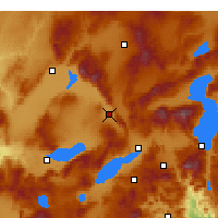 Nearby Forecast Locations - Dinar - Map