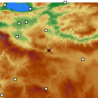 Nearby Forecast Locations - Bozüyük - Map