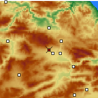 Nearby Forecast Locations - Merzifon - Map