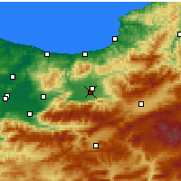 Nearby Forecast Locations - Düzce - Map