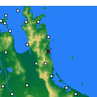 Nearby Forecast Locations - Whangamatā - Map