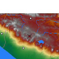 Nearby Forecast Locations - Quetzaltenango - Map