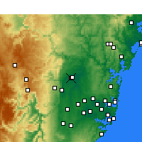 Nearby Forecast Locations - Richmond - Map