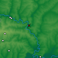 Nearby Forecast Locations - Belaya Kalitva - Map