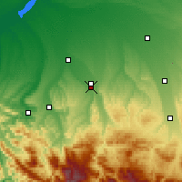 Nearby Forecast Locations - Maykop - Map