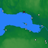 Nearby Forecast Locations - Zelenogorsk - Map