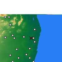 Nearby Forecast Locations - Avadi - Map