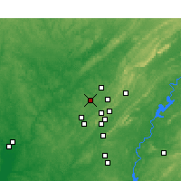 Nearby Forecast Locations - Forestdale - Map