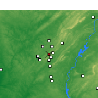 Nearby Forecast Locations - Homewood - Map