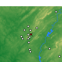 Nearby Forecast Locations - Mountain Brook - Map