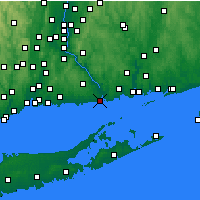 Nearby Forecast Locations - Old Saybrook - Map