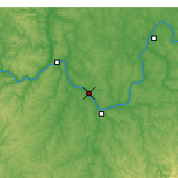 Nearby Forecast Locations - Ironton - Map
