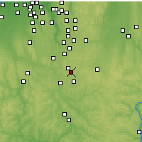 Nearby Forecast Locations - North Canton - Map