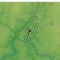 Nearby Forecast Locations - Sharonville - Map