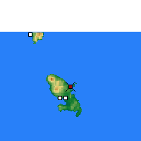 Nearby Forecast Locations - La Trinité - Map