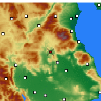 Nearby Forecast Locations - Elassona - Map