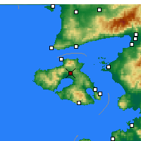 Nearby Forecast Locations - Kalloni - Map
