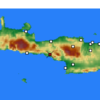 Nearby Forecast Locations - Lampi - Map